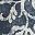 Distress Floral Navy
