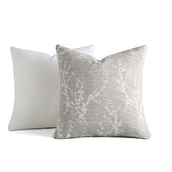 Urban Loft's 2-pack Cotton Slub Decor Throw Pillows In Antique Floral