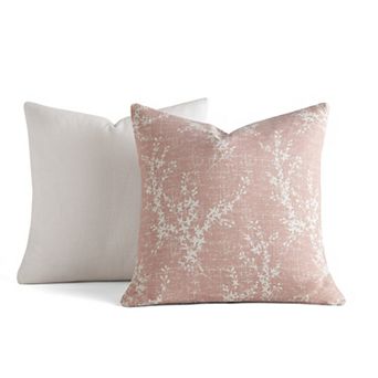 Urban Loft's 2-pack Cotton Slub Decor Throw Pillows In Antique Floral