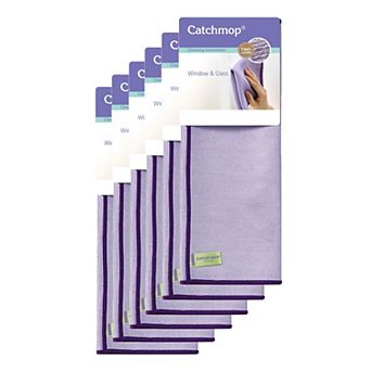 Catchmop Window & Glass Cloth, 6 Pack