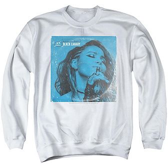 Birds Of Prey Blue Canary Adult Crewneck Sweatshirt