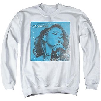 Birds Of Prey Blue Canary Adult Crewneck Sweatshirt