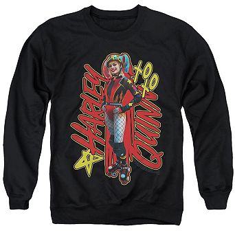 Birds Of Prey Harleymania Adult Crewneck Sweatshirt