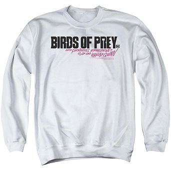 Birds Of Prey Horizontal Logo Adult Crewneck Sweatshirt