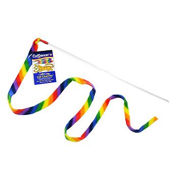 Cat Dancer 301 Cat Charmer Interactive Cat Toy Rainbow