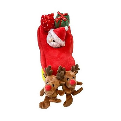 Midlee Santa Sleigh Find A Toy Christmas Dog Toy
