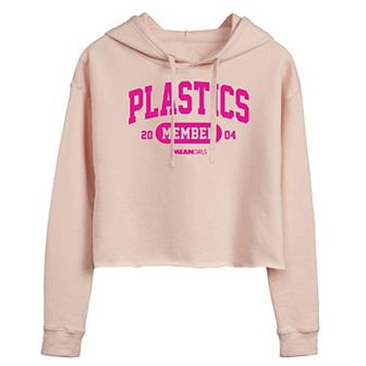 Juniors' Mean Girls Plastics Member Cropped Hoodie