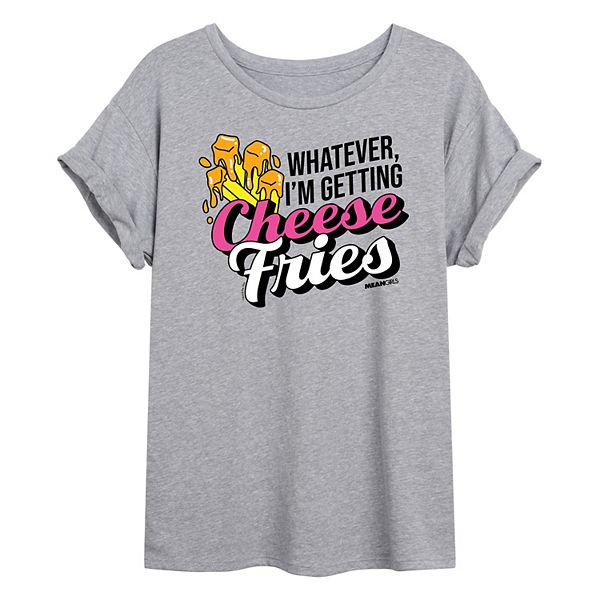 Juniors' Mean Girls Cheese Fries Flowy Tee