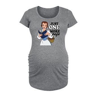Disney Princess Belle Maternity One More Page Graphic Tee