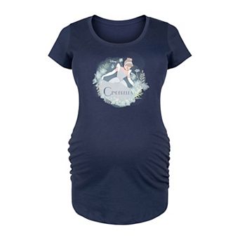 Disney Princess Cinderella Maternity Circle Graphic Tee
