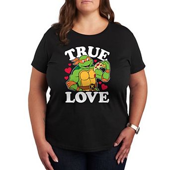Plus Size Teenage Mutant Ninja Turtles True Love Graphic Tee