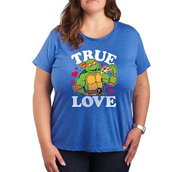 Plus Size Teenage Mutant Ninja Turtles True Love Graphic Tee