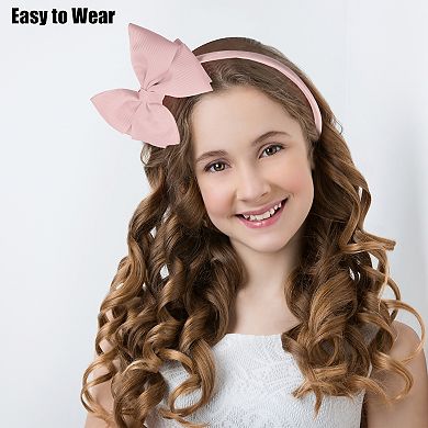 Bow Headband Fashion Polyester Hairband For Teenager 5.9x4.4 Inch