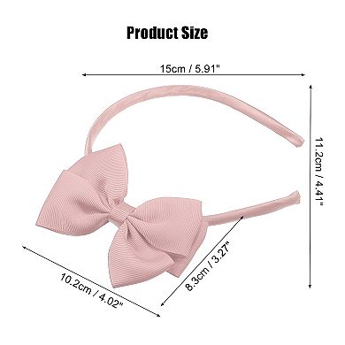 Bow Headband Fashion Polyester Hairband For Teenager 5.9x4.4 Inch