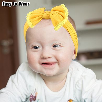 Bow Headband Fashion Cute Cotton Hair Band for Teenager 6.3 Inch