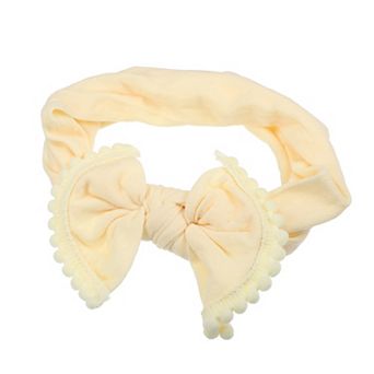 Bow Headband Fashion Cute Cotton Hair Band for Teenager 6.3 Inch