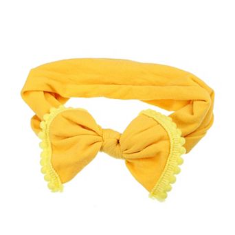 Bow Headband Fashion Cute Cotton Hair Band for Teenager 6.3 Inch