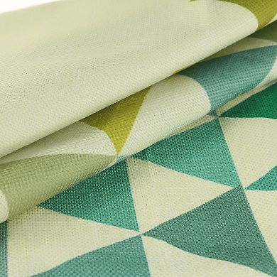 Geometric Triangle Printed Soft Home Sofa Decor Office Pillow Cases 2 Pcs