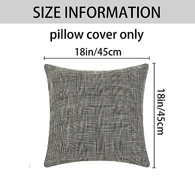 Linen Decorative Modern Sofa Home Bedroom Throw Pillow Case 2 Pcs