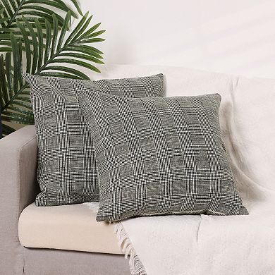Linen Decorative Modern Sofa Home Bedroom Throw Pillow Case 2 Pcs