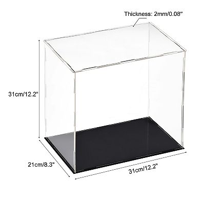 Acrylic Display Case Box Dustproof Protection Showcase 11.8