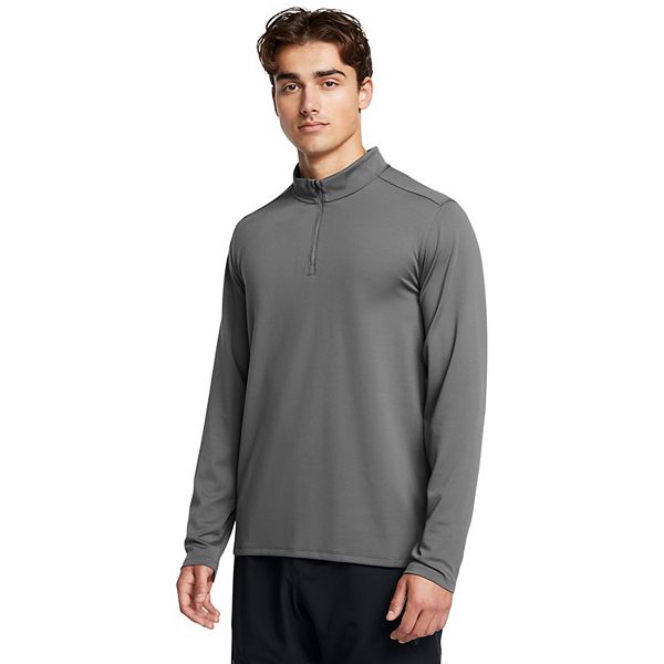 Men's Under Armour UA Motion Quarter Zip Top Color: Castlerock Size: S