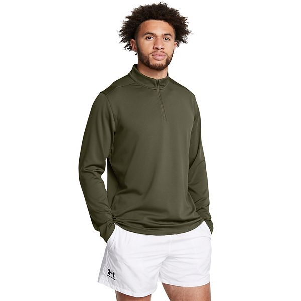 Men's Under Armour UA Motion Quarter Zip Top Color: Marine Od Green Size: S