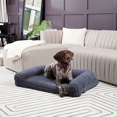 Happy Hounds Millie Sofa Style Sherpa Dog Bed