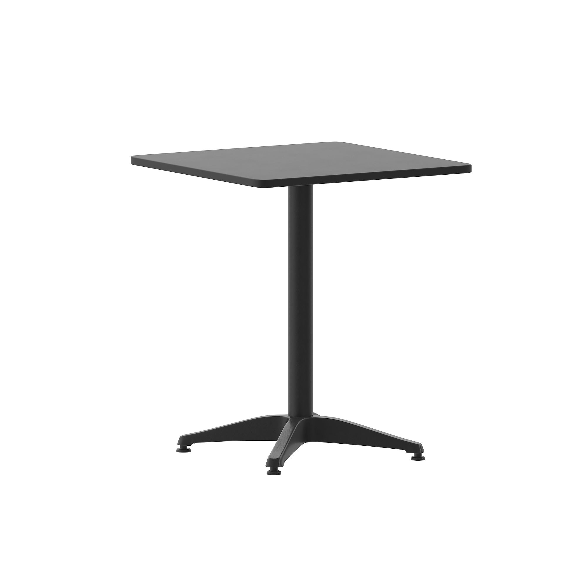 Flash Furniture Mellie 23.5 Bronze Square Metal Indoor-Outdoor Table with
