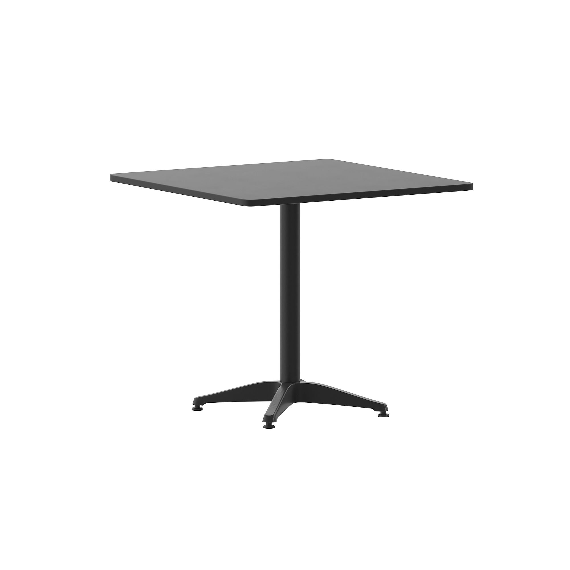 Flash Furniture Mellie 31.5 Bronze Square Metal Indoor-Outdoor Table with
