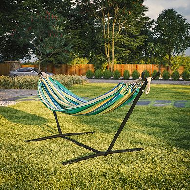 Flash Furniture Lola 2-Person Hammock with Stand and Carry Bag