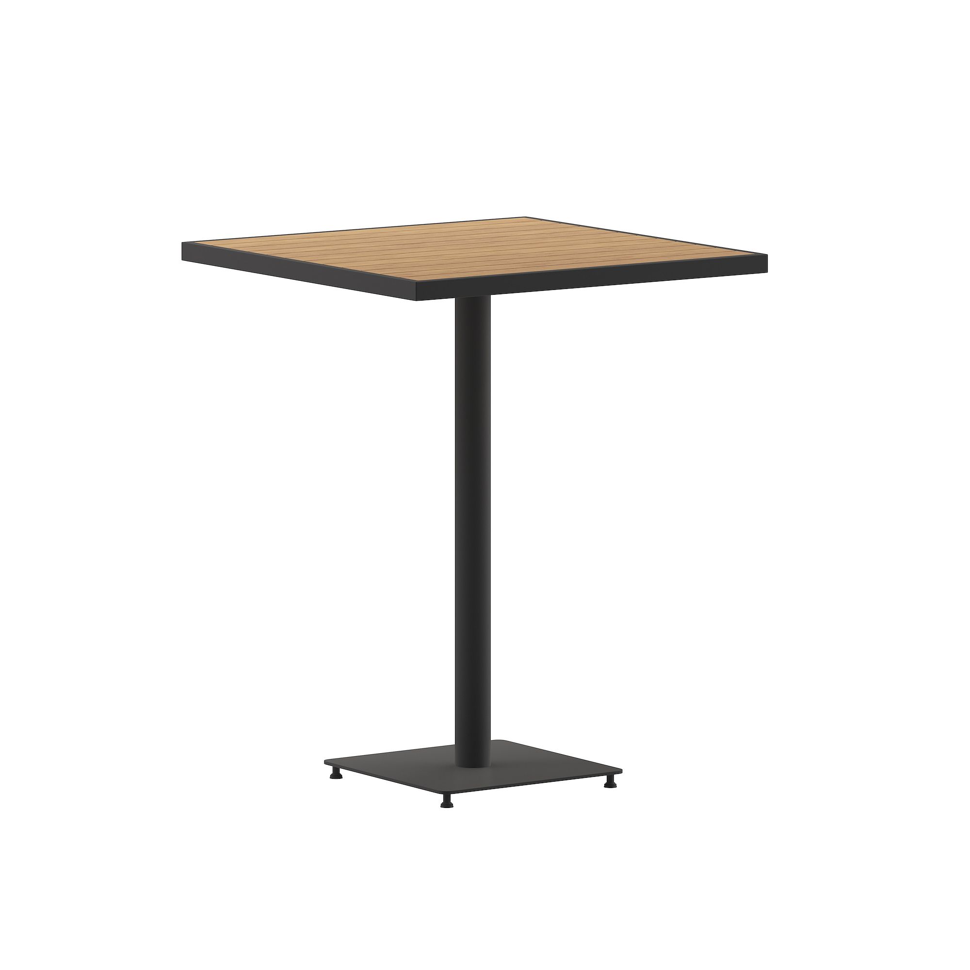 Flash Furniture Lark Commercial Grade 32 Square Outdoor Bar Height Table