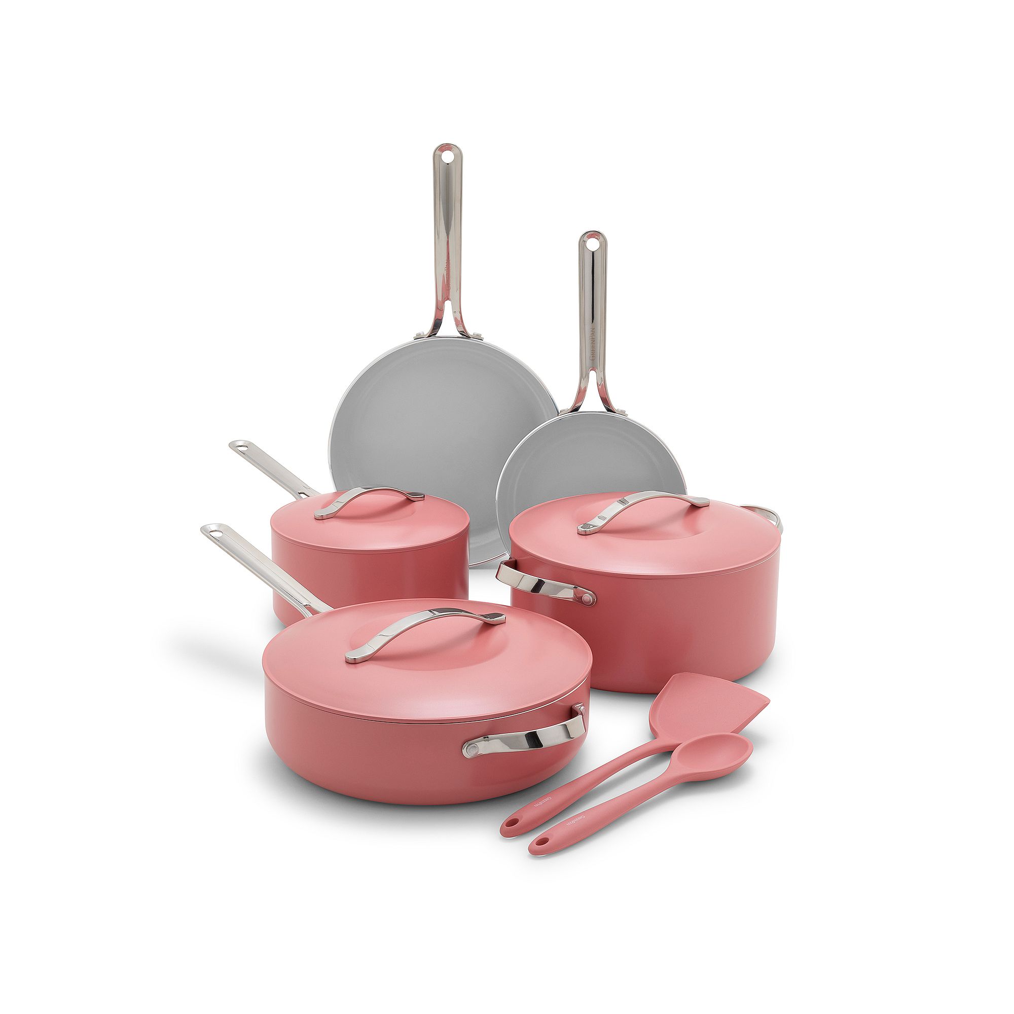 GreenPan Nova 10-piece Cookware Set, Pink