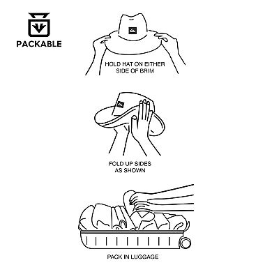 Men's Quiksilver Pierside Straw Hat