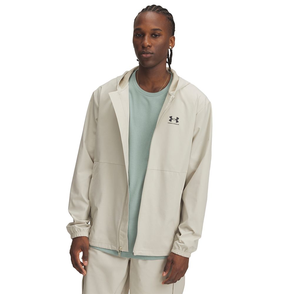 KARFRI Men's Cotton Jackets Men Zip Up Hooded Jacket Without
