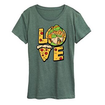 Women's Teenage Mutant Ninja Turtles Love Graphic Tee