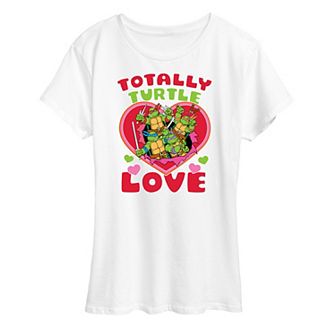 Women's Teenage Mutant Ninja Turtles Totally Turtle Love Graphic Tee