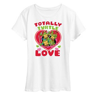 Women's Teenage Mutant Ninja Turtles Totally Turtle Love Graphic Tee