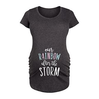 Maternity Our Rainbow After the Storm Graphic Tee