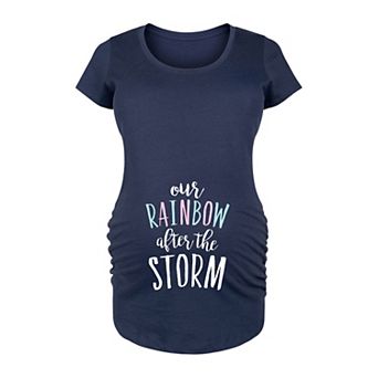 Maternity Our Rainbow After the Storm Graphic Tee