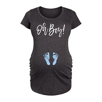 Maternity Oh Boy Graphic Tee