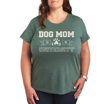 Plus Size Dog Mom University Graphic Tee