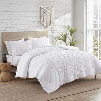 Indigo Ink Tufted Boho Medallion Comforter Set