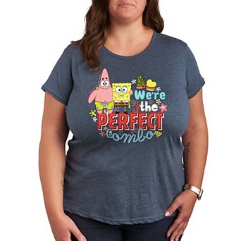 Plus Size SpongeBob Squarepants We're The Perfect Couple Graphic Tee