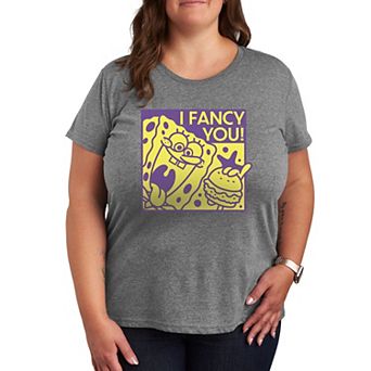 Plus Size Nickelodeon SpongeBob Squarepants I Fancy You Graphic Tee