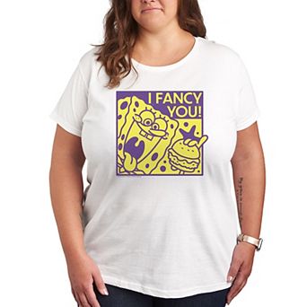 Plus Size Nickelodeon SpongeBob Squarepants I Fancy You Graphic Tee