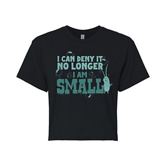 Juniors' SpongeBob SquarePants Plankton I Am Small Cropped Tee