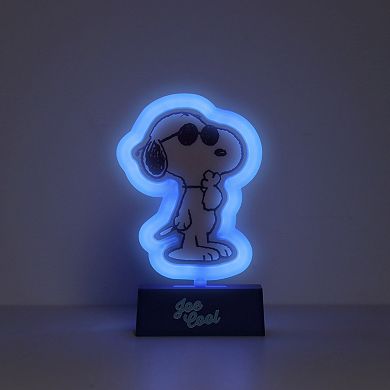 Peanuts Snoopy Joe Cool LED Mini Neon Night Light
