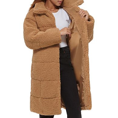 Women's Levi's® Long Quilted Sherpa Coat