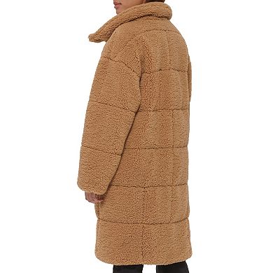 Women's Levi's® Long Quilted Sherpa Coat